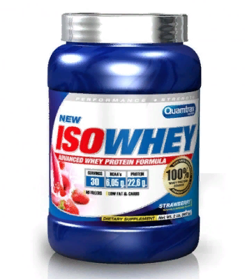 

Quamtrax Iso Whey 908 g /30 servings/ Strawberry