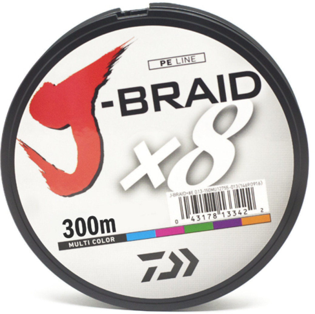 

Шнур Daiwa J-Braid X8 0.42mm-300m Multi Color (12755-142)