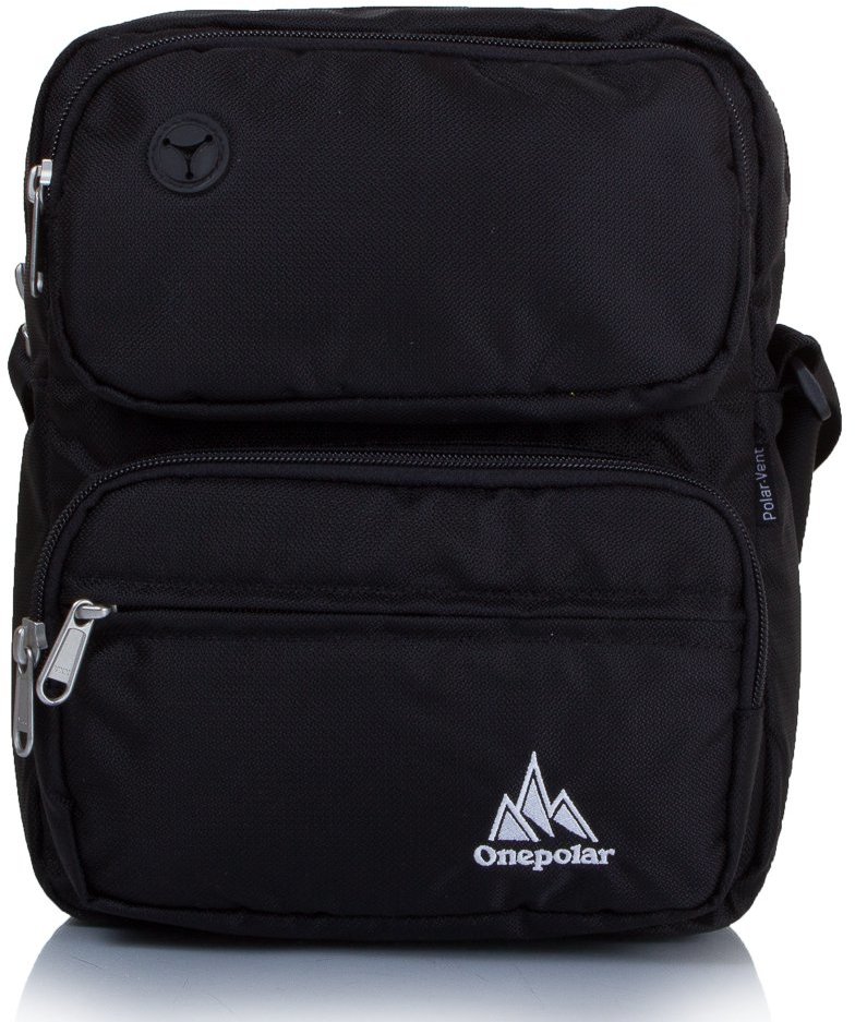 

Мужская сумка через плечо Onepolar черная (W5630-black)