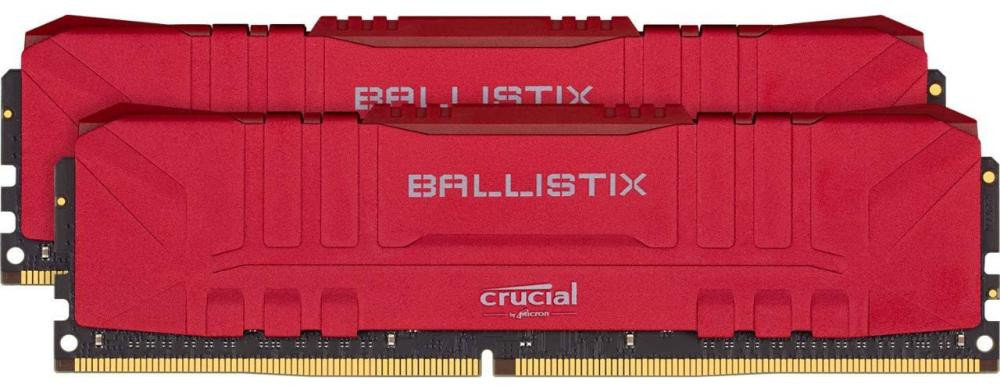 

Crucial 32 Gb (2x16GB) DDR4 2666 MHz Ballistix Red (BL2K16G26C16U4R)