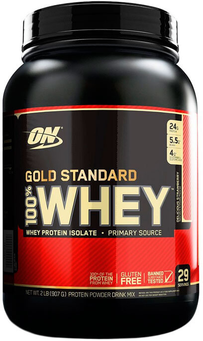 Акція на Optimum Nutrition 100% Whey Gold Standard 909 g /29 servings/ Chocolate & Peanuts Butter від Stylus
