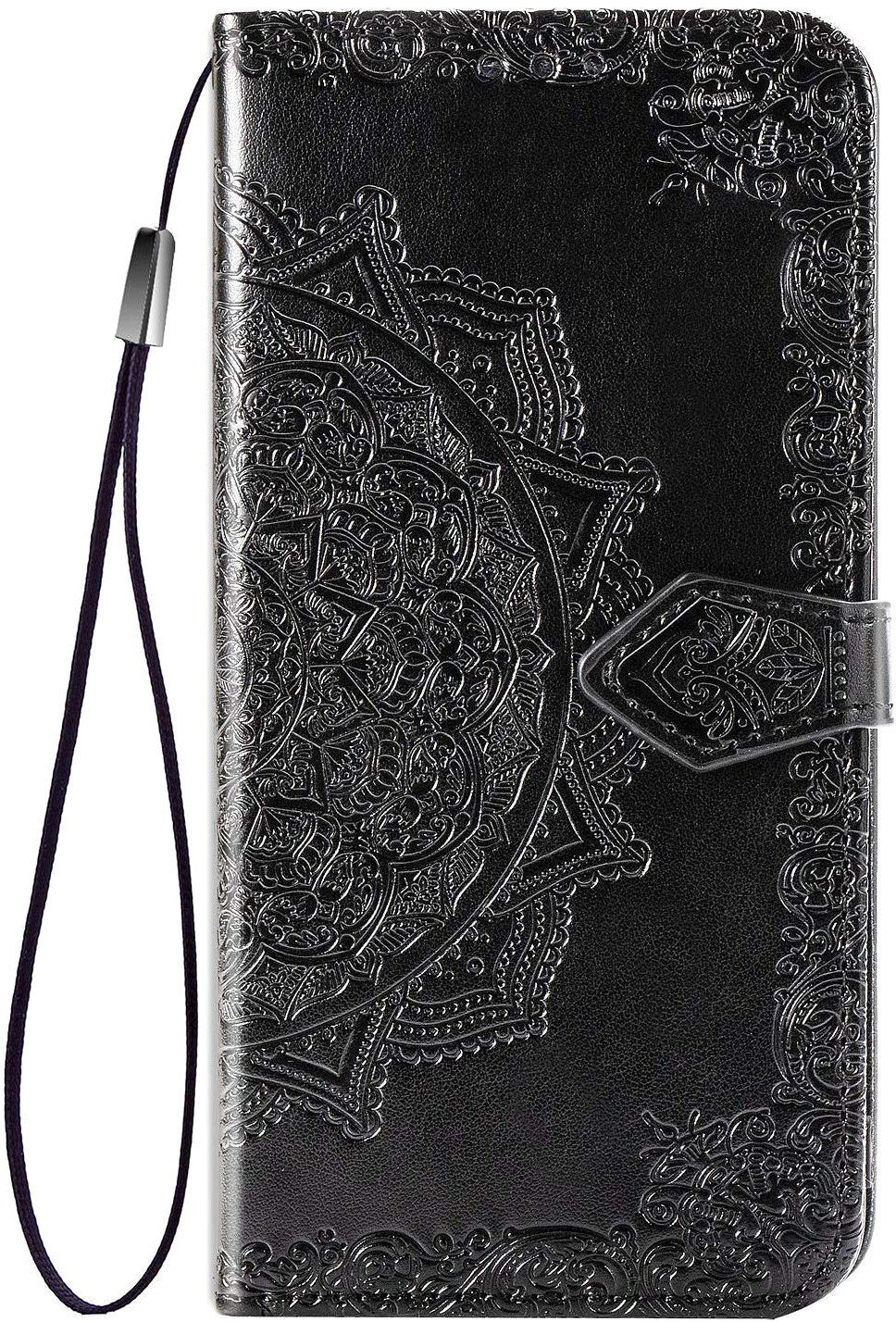 

Mobile Case Book Cover Art Leather Black for Zte Blade V2020