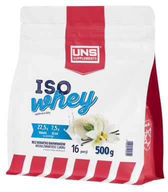 

Uns Iso Whey 500g /16 servings/ Banana Ice Cream