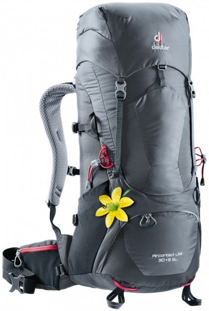 

Рюкзак Deuter Aircontact Lite 30+5 Sl цвет 4701 graphite-black (4340018 4701)