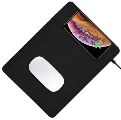 

COTEetCI Wireless Charger And Mouse Pad Black (CS5186-BK)