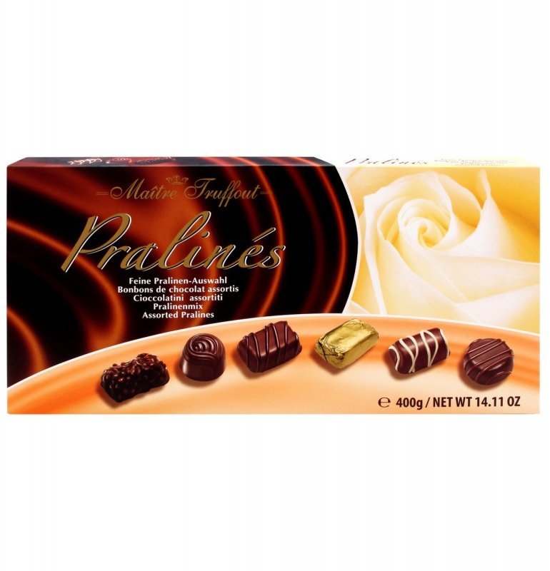 

Конфеты Maitre Truffout Pralines Exquisite, 400 г (DL13924)