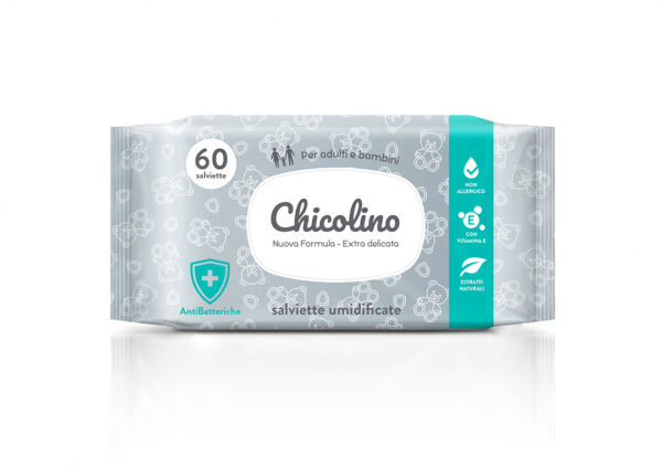 

Chicolino Салфетки влажные для детей и взрослых антибактериальные 60 шт. (4823098407126)