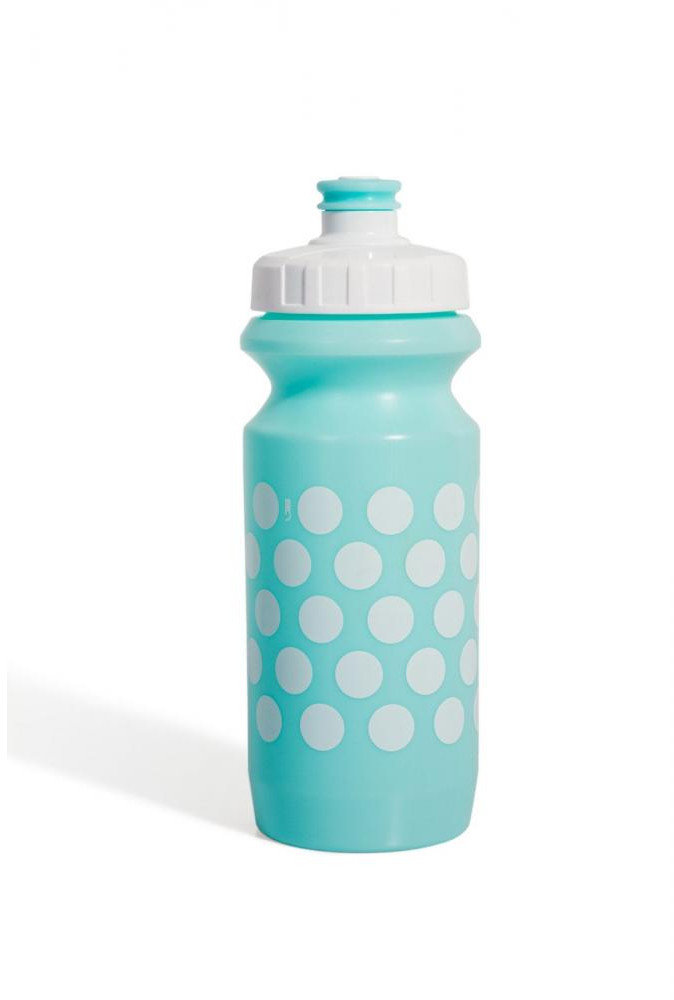 

Фляга 600ml Green Cycle Polka Dot с Big Flow valve, Ldpe light blue nipple/white matt cap/ light blue matt bottle (BOT-88-36)