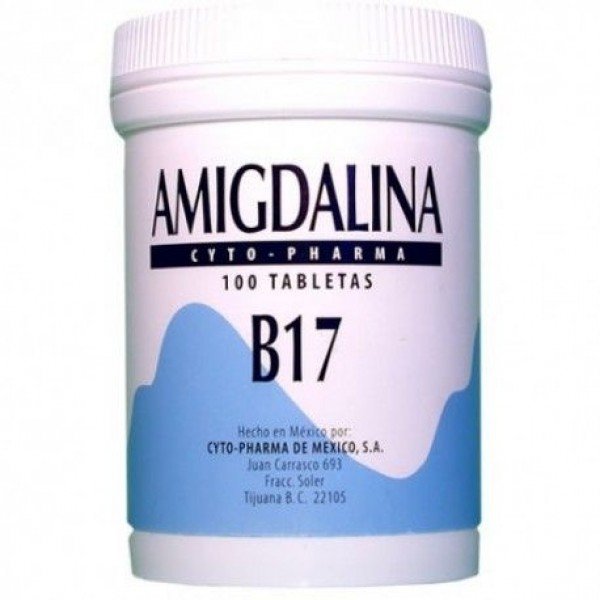 

Cyto Pharma Amygdalin Vitamin B17 500 mg Витамин B17 амигдалин 100 таблеток