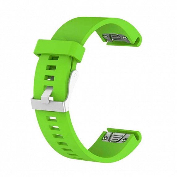 

Fashion Smooth Silicone Band Green for Garmin QuickFit 20