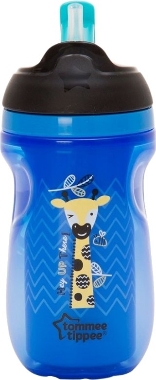 

Термостакан с трубочкой Tommee Tippee 260 мл синий с жирафом (44702587-2)