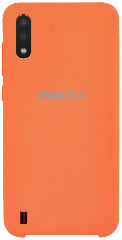 

Mobile Case Silicone Cover Orange for Samsung A015 Galaxy A01