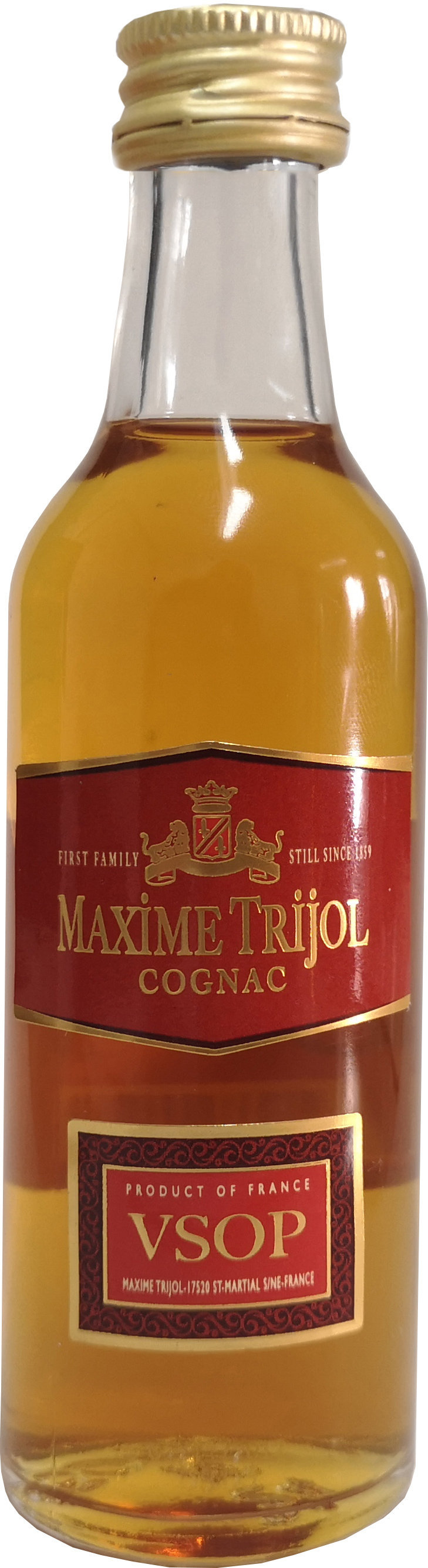 

Коньяк Maxime Trijol cognac VSОР 0.05л 40% (MAR3544680001980)