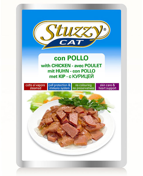 

Корм для кошек Stuzzy Cat Chicken курица в соусе, пауч, 100г