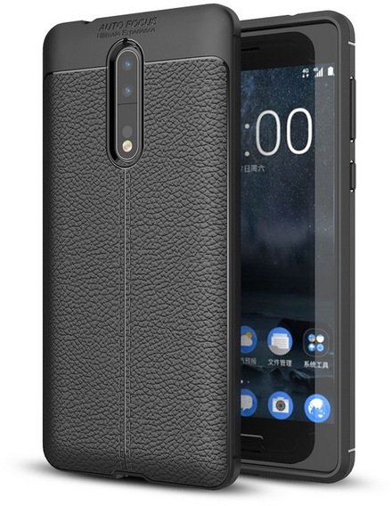 

Tpu Case Skin Shield Black for Nokia 8