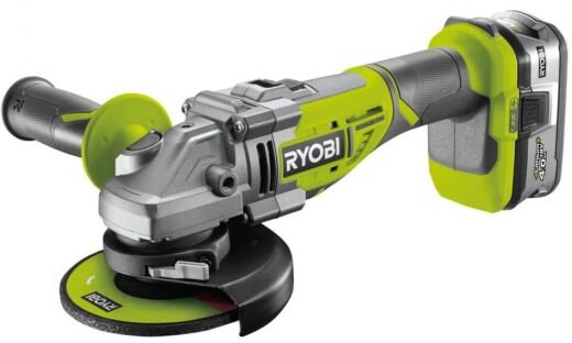 

Болгарка (угловая шлифмашина) Ryobi ONE+ R18AG7-140S (5133004231)