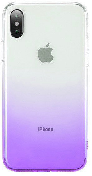 

Tpu Case Ombre Violet for iPhone Xs Max