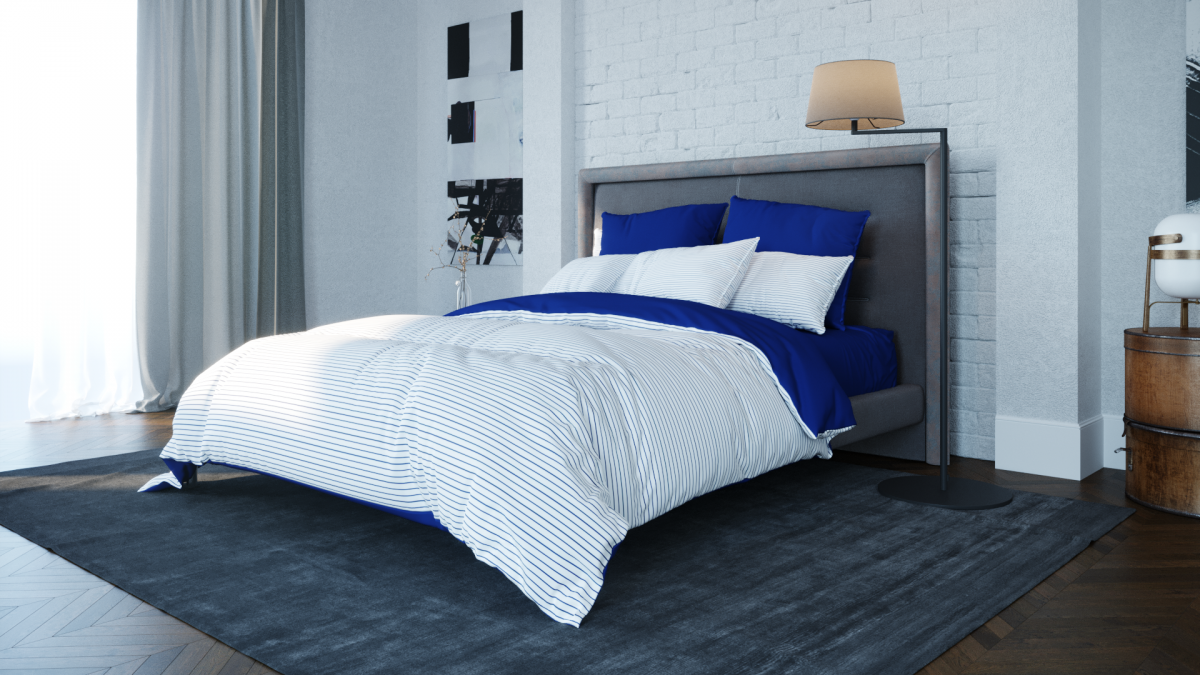 

ТЕП Balakhome "Ranforce" двуспальный 016 Stripe Blue (2000008533782)