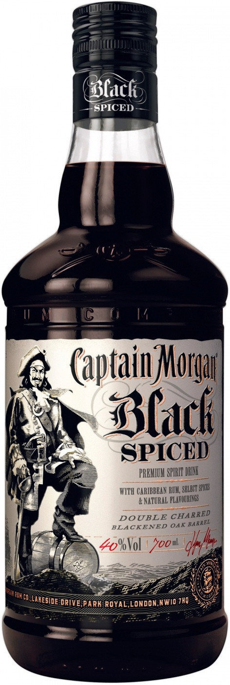 Акція на Алкогольный напиток на основе Карибского рома Captain Morgan "Black Spiced" 0.7л (BDA1RM-RCM070-011) від Stylus
