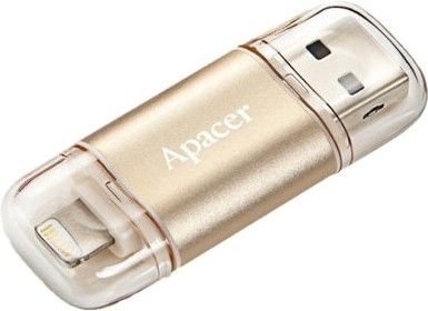 

Apacer AH190 32GB Lightning Dual Usb 3.1 Gold (AP32GAH190C-1)