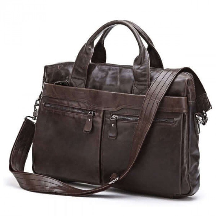 

Jasper & Maine Leather Bag Brown (7122C) for MacBook 13"