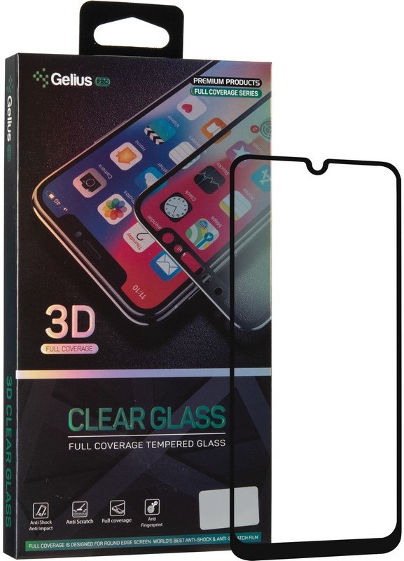 

Gelius Tempered Glass Pro 3D Black for Samsung M305 Galaxy M30 / A3050 Galaxy A40S