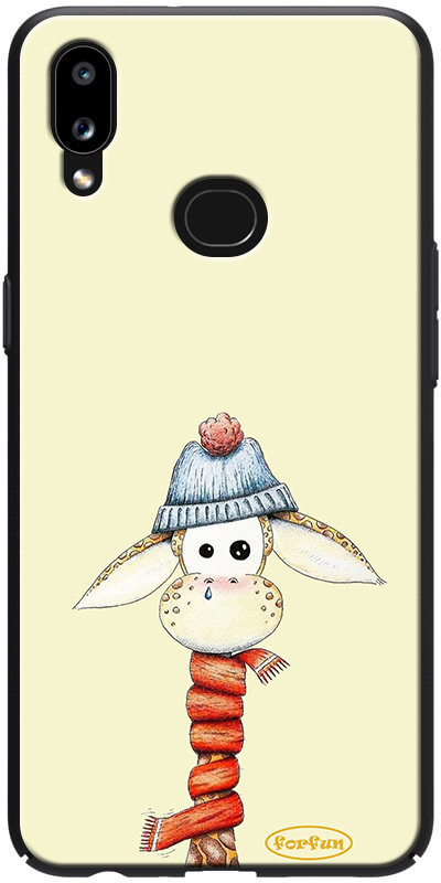

Mobile Case ForFun Жираф В Шапке for Samsung A107 Galaxy A10s