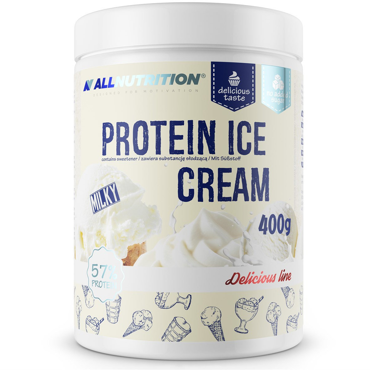 

All Nutrition Protein Ice Cream 400 g Milky