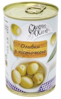 

Оливки Buena Oliva зеленые с косточкой, ж/б 314 мл (PLK8427598100592)