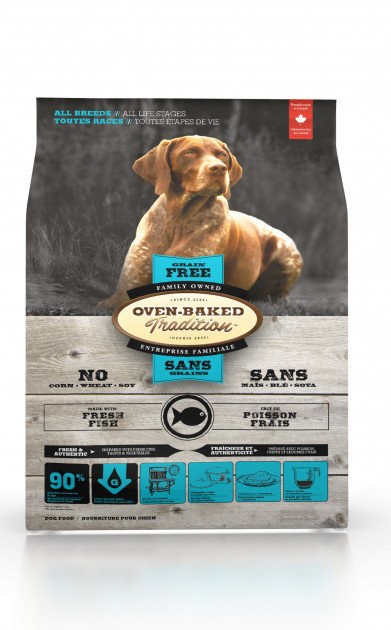 Акція на Сухой корм для собак Oven-Baked Tradition беззерновой из свежего мяса рыбы 2.27 кг (9811-5) від Stylus