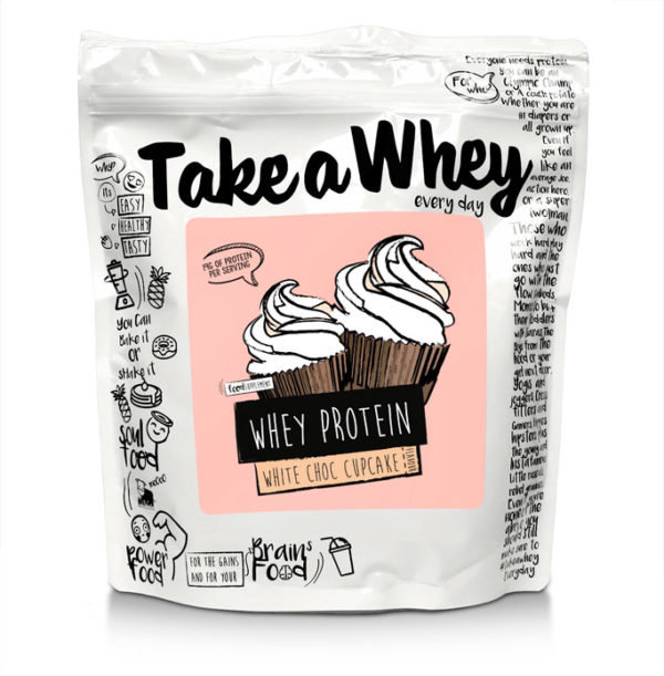 

Take-a-Whey Whey Protein 900 g /32 servings/ White Chocolate Cupacake