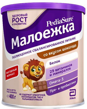 

PediaSure Малоежка шоколад, 400 г (8710428015990)