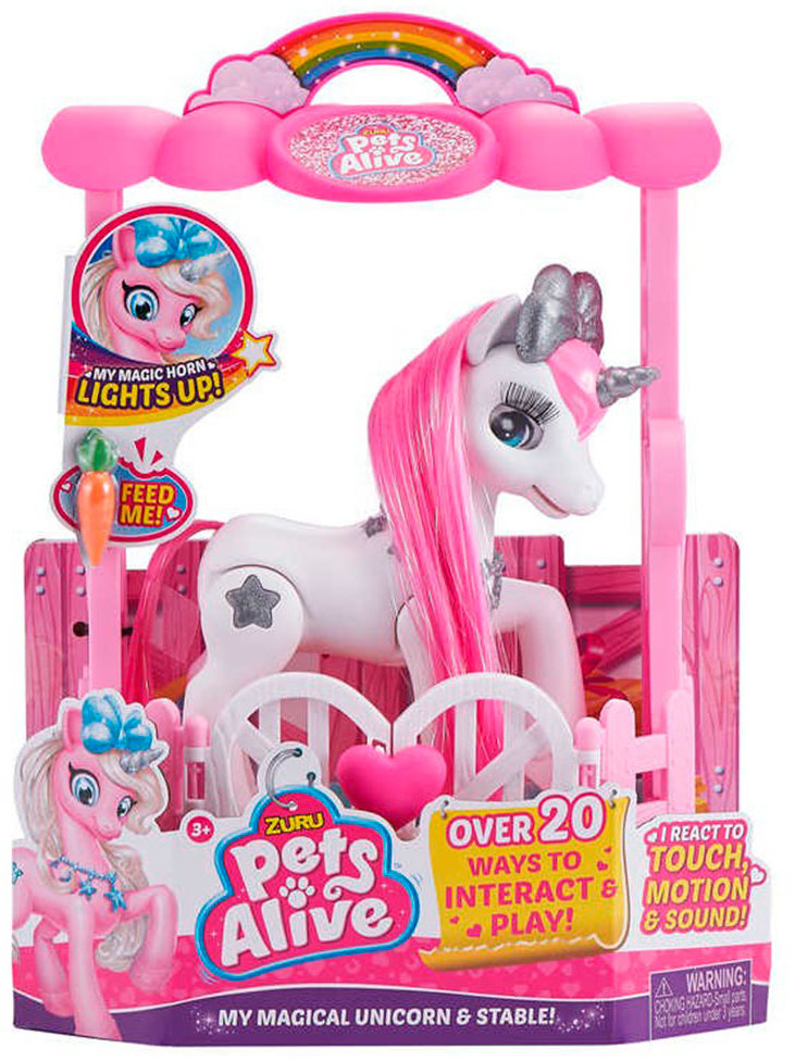 

Интерактивный игровой набор Pets Alive – Единорог Луна В Домике (9502W)
