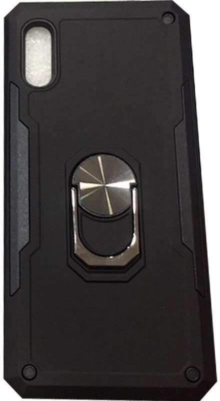 

Mobile Case Shockproof Sg Ring Color Magnetic Holder Black for Samsung A105 Galaxy A10