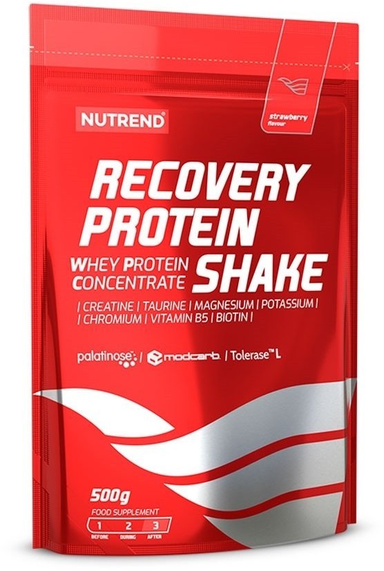 

Nutrend Recovery Protein Shake 500 g /10 servings/ Strawberry