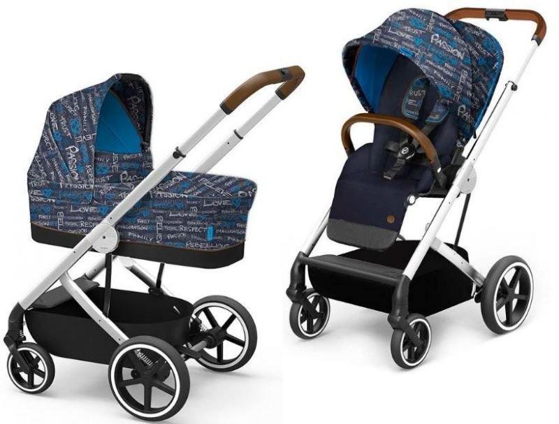 

Универсальная коляска 2 в 1 Cybex Balios S Trust blue (с бампером) (519001249)