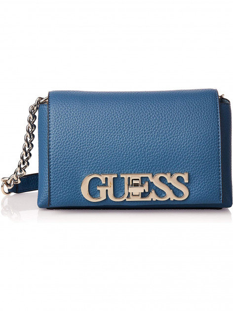 

Женская сумка через плечо Guess Uptown Chic темно-голубая (HWVG7301780-OCE)