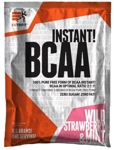 

Extrifit Bcaa Instant 2:1:1 6,5 g /sample/ Wild Strawberry Mint