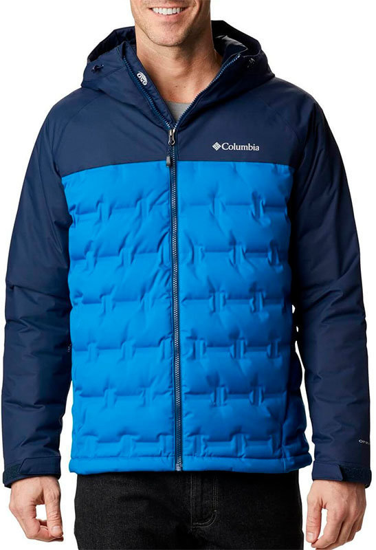 

Пуховик Columbia Grand Trek™ Down Jacket 1864526-432 52 синий зимний с капюшоном