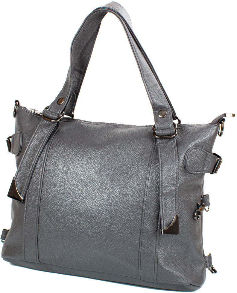 

Женская сумка-мешок Valiria Fashion серая (DET1817-9)