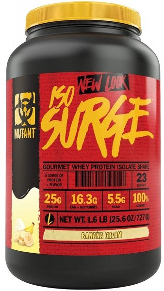 

Mutant Iso Surge 727 g /23 servings/ Banana Cream