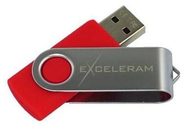 

eXceleram 16GB P1 Series Usb 2.0 Silver/Red (EXP1U2SIRE16)