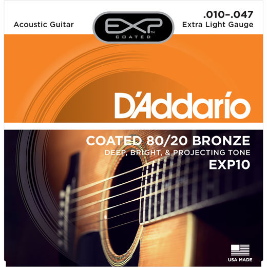 

Струны D`ADDARIO EXP10 Exp 80/20 Bronze Extra Light 10-47