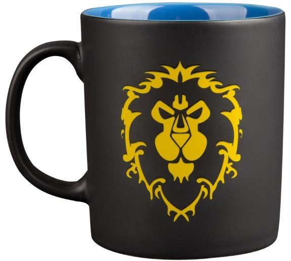 

Кружка Jinx World of Warcraft Alliance Logo Mug-One Size-Black/Gold 325 мл