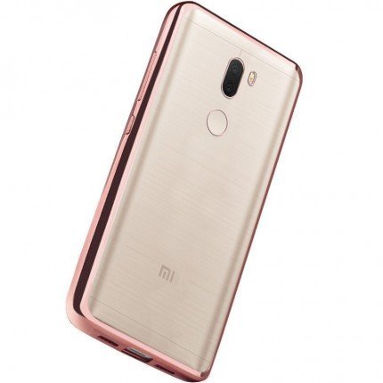 

Tpu Case with Glossy Bumper Pink for Xiaomi Mi5s Plus