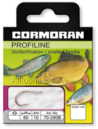 

Крючки с поводком Profiline Burnished all-round Hook, Size 10
