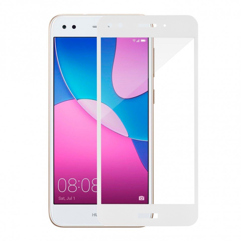 

MakeFuture Tempered Glass Full Cover White (MGFC-HUNL17W) for Huawei Nova Lite 2017