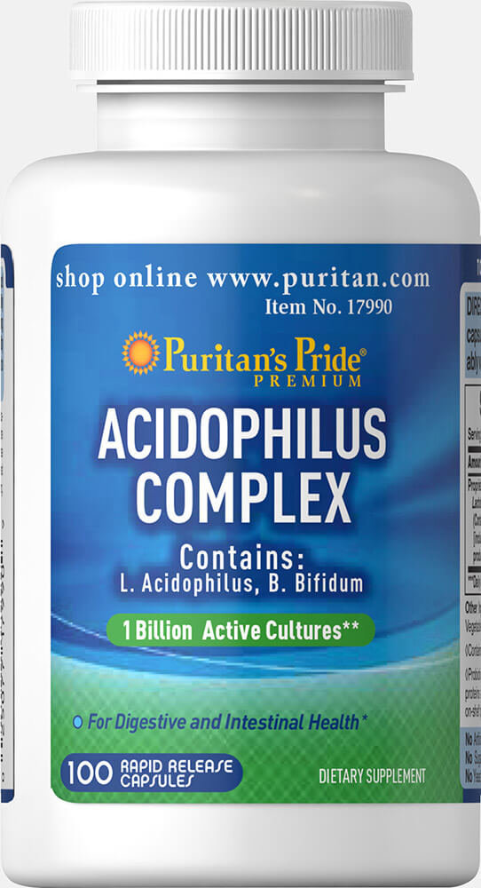 

Puritan's Pride Probiotic Acidophilus Complex 100 caps