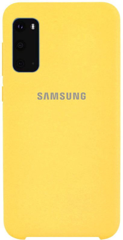 

Mobile Case Silicone Cover Yellow for Samsung G980 Galaxy S20