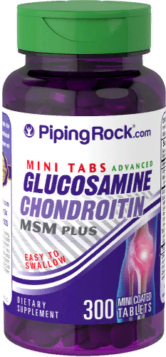 

Piping Rock Mini Tabs Advanced, Glucosamine, Chondroitin, Msm Plus, 300 Tablets